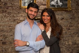 Davide Giglio Geschäftsführer Piccola Essen & Trinken mit seiner Schwester Daniela Giglio.